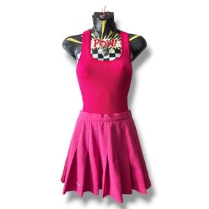 Vintage 90s Pink Head Sportswear Tennis Skirt